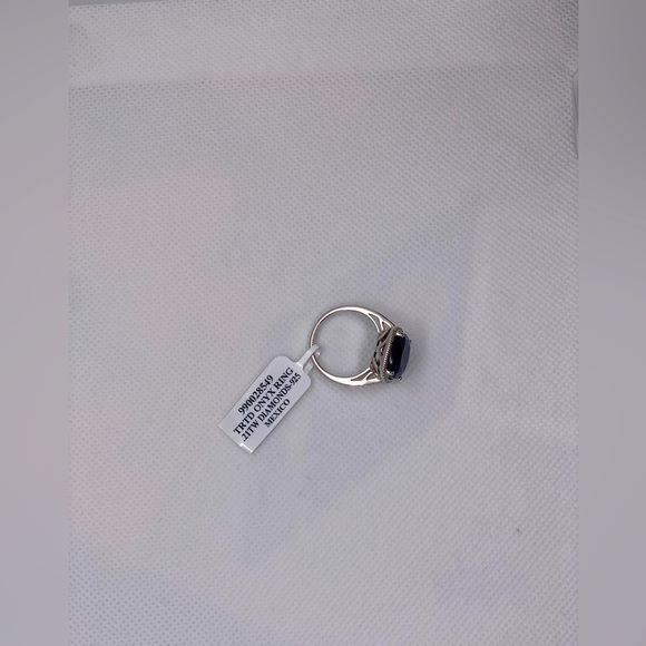 Black Onyx diamond ring - Picture 6 of 9